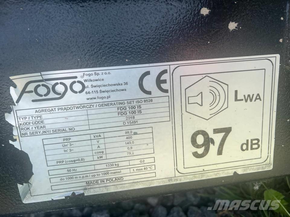 Fogo Iveco 100 KVA Geradores Diesel