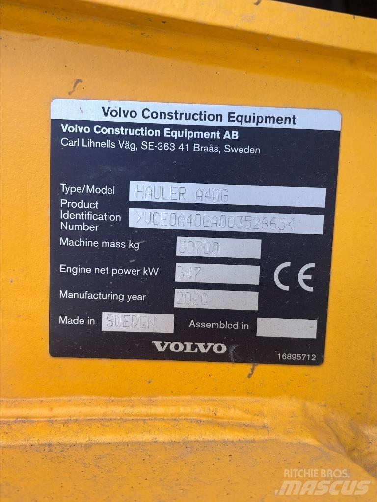 Volvo A40G Caminhões articulados