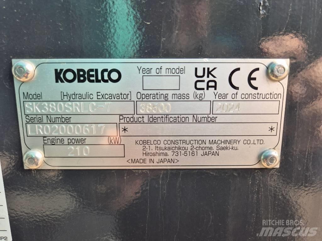 Kobelco SK380SRLC Escavadeiras de esteiras