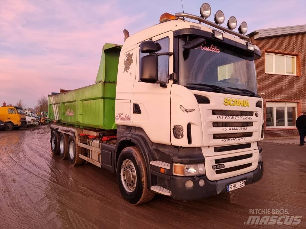Scania R 480 8X4 Camiões multibenne