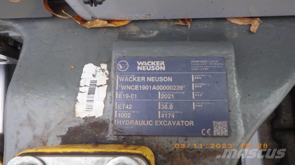Wacker Neuson ET42 Escavadeiras de esteiras
