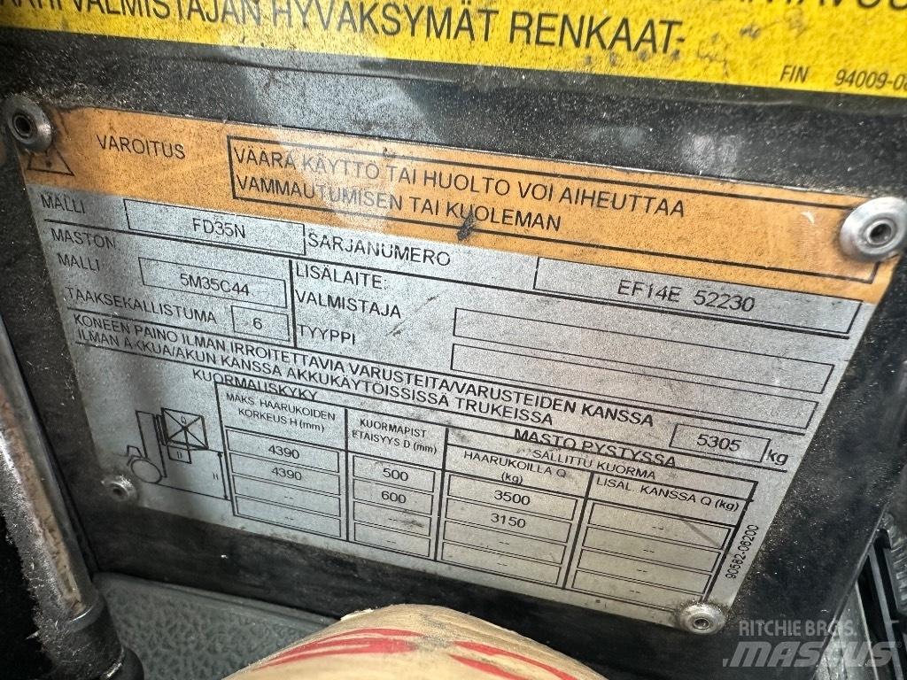 Mitsubishi FD 35 N Empilhadores Diesel