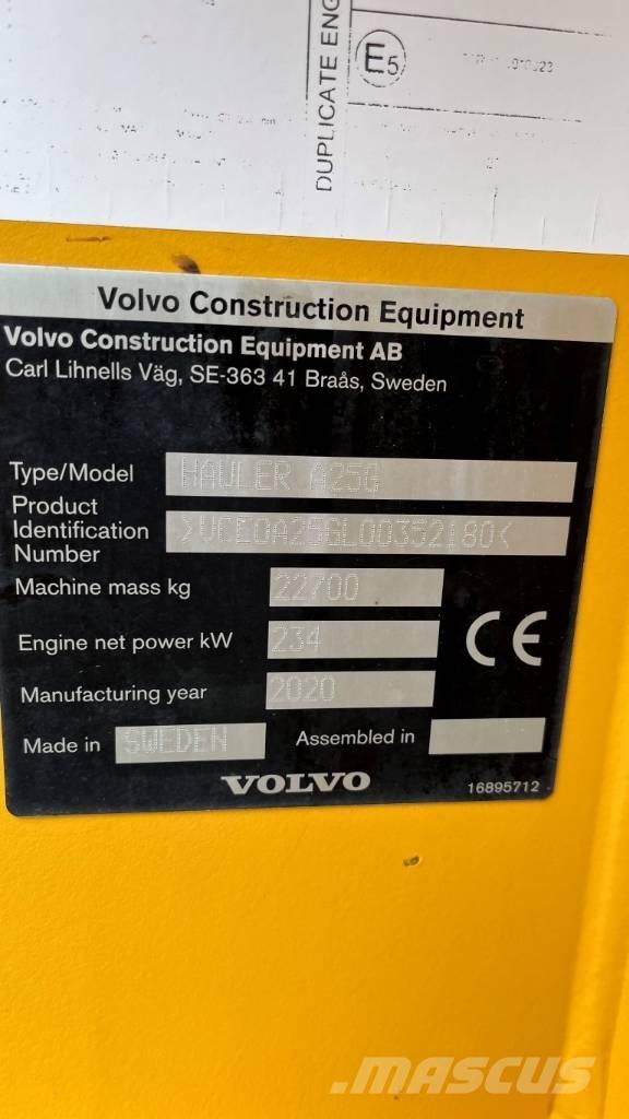 Volvo A25G Camiőes basculantes rígidos