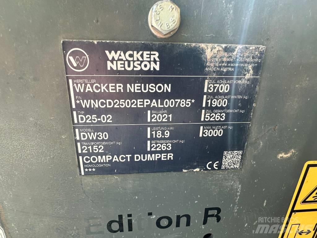 Wacker Neuson DW 30 Dumpers de obras
