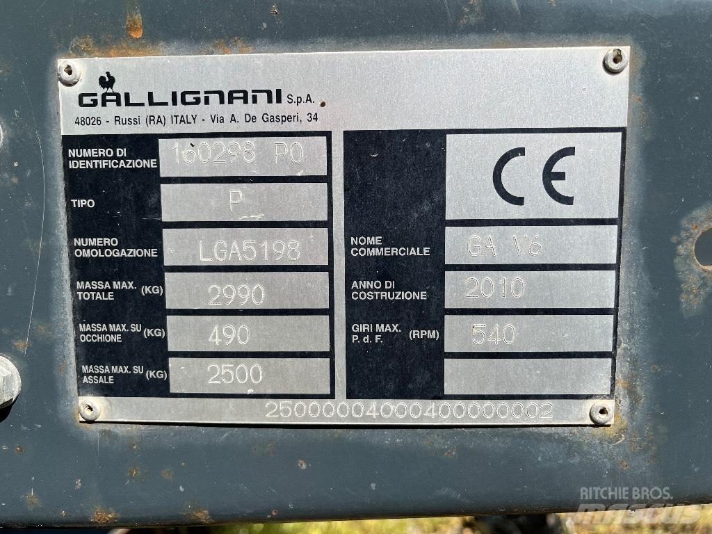 Gallignani GA V6 Enfardadeira de rolos