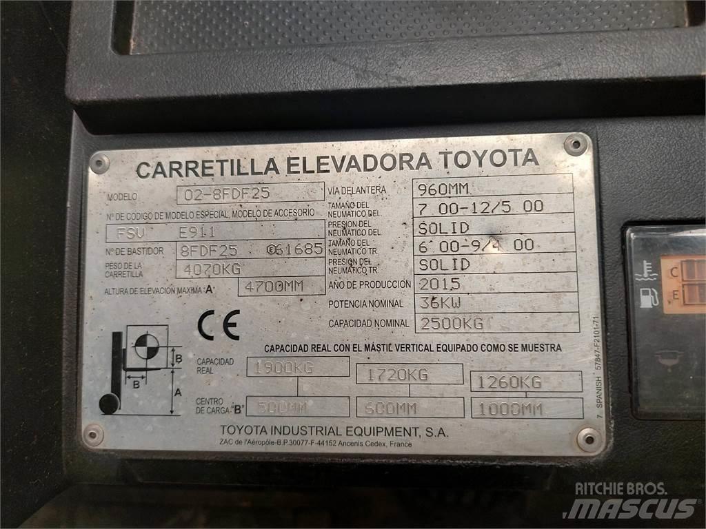 Toyota 02 8FDF25 Empilhadores Diesel