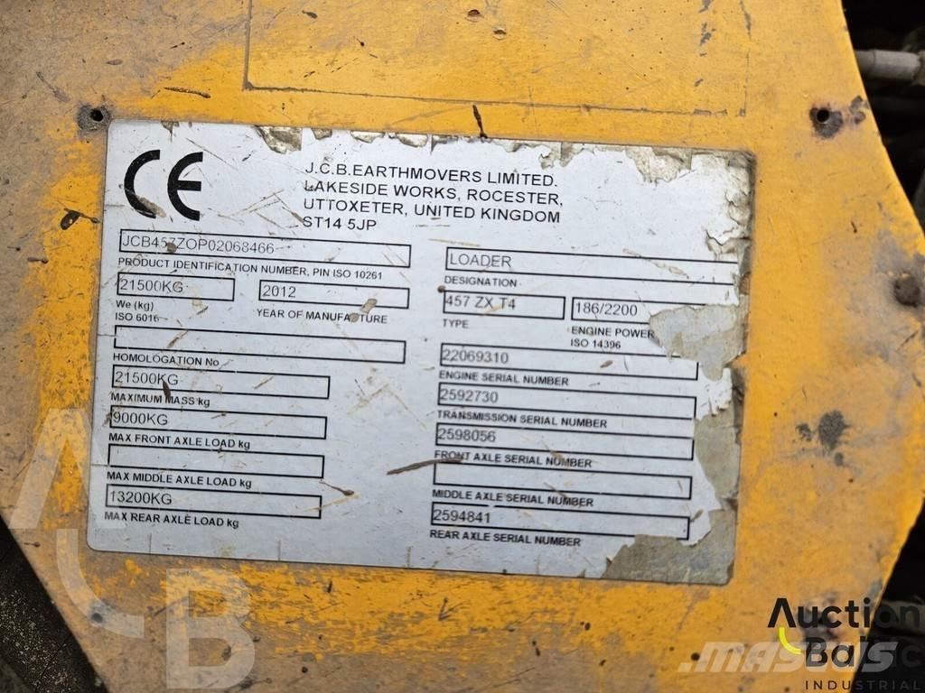 JCB 457 ZX Carregadeiras de rodas
