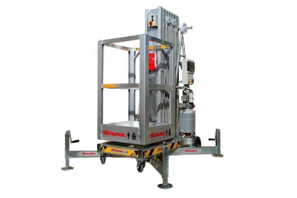 Faraone ZP 150 Plataformas mastro vertical propulsão manual
