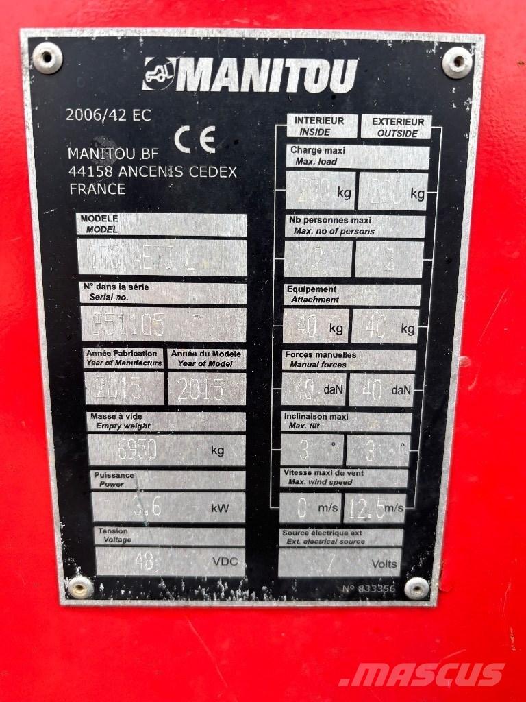 Manitou 170 AETJL Elevadores braços articulados