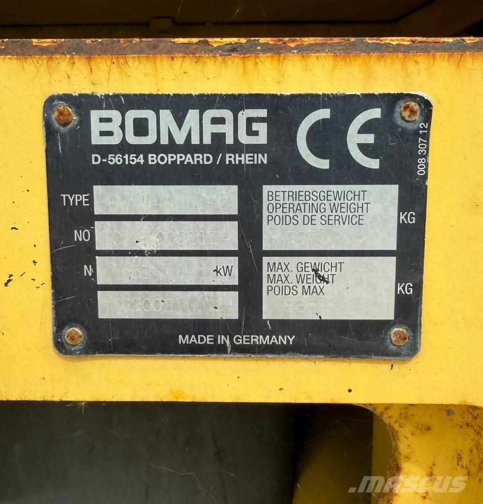 Bomag BW 144 AD-2 Cilindros Compactadores tandem
