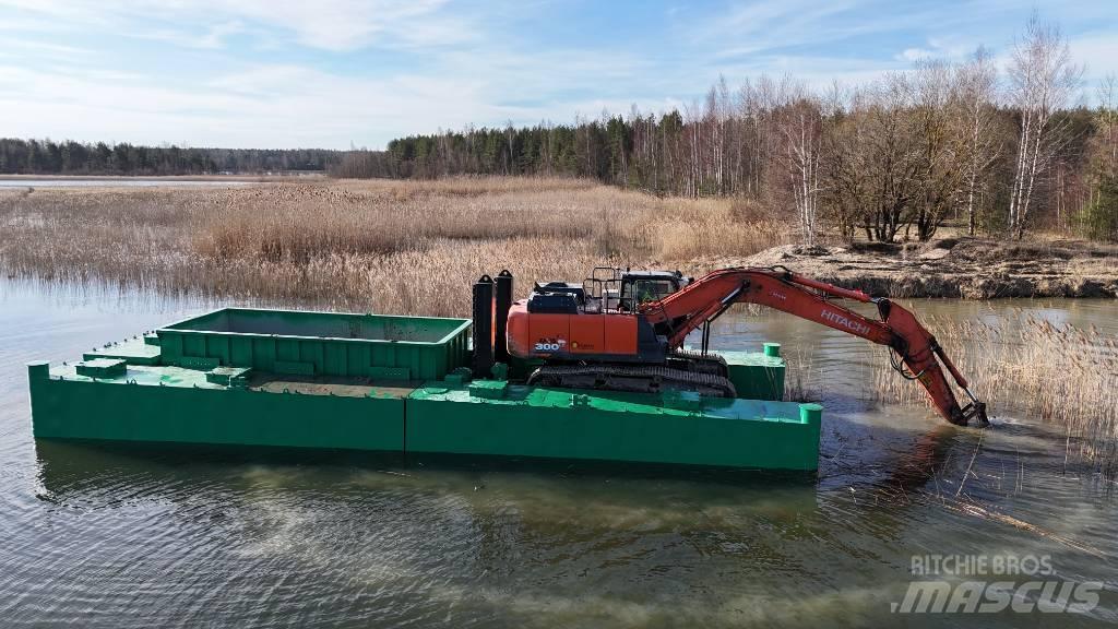  Dredge pontoon barge Dragas