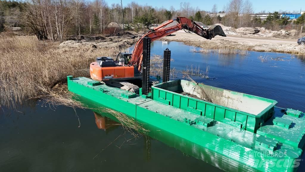  Dredge pontoon barge Dragas