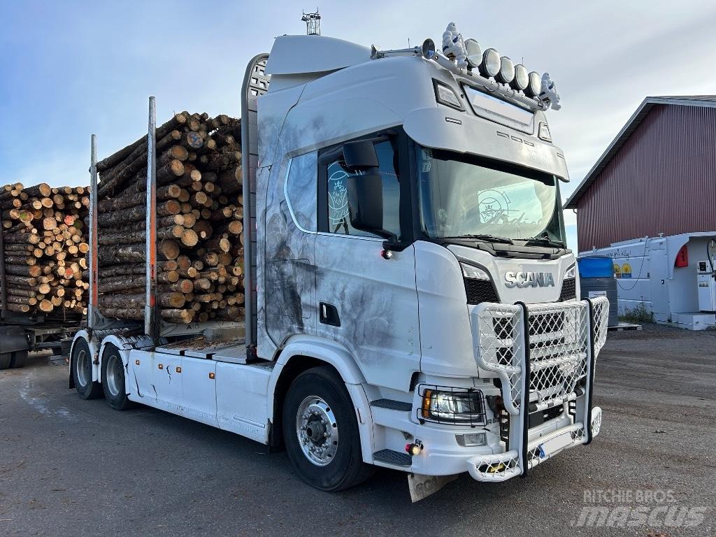 Scania R 650 Caminhões de transporte de troncos