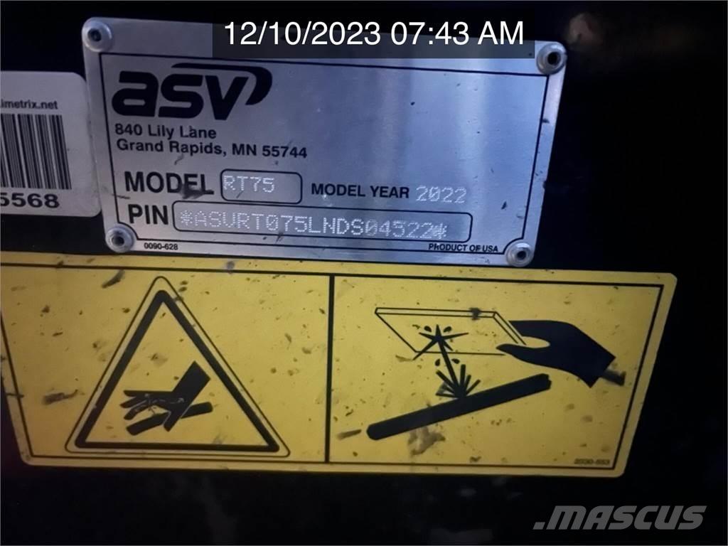 ASV POSI-TRACK RT75 Minicarregadeiras