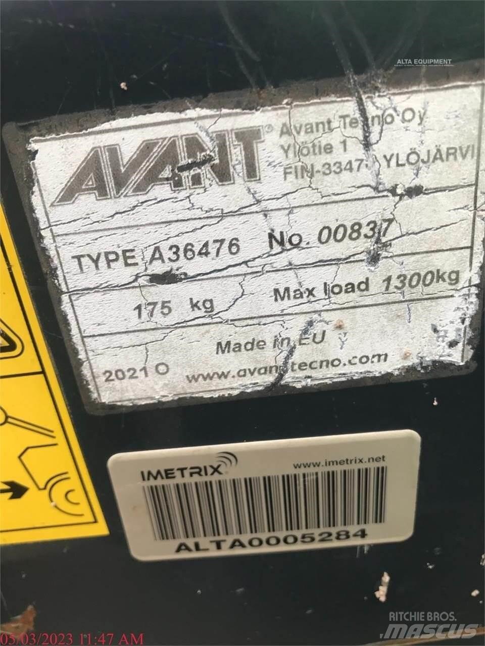 Avant 755I Carregadeiras de rodas