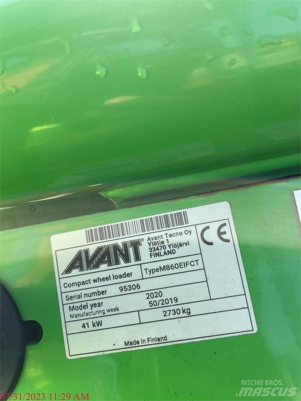 Avant 860I Carregadeiras de rodas