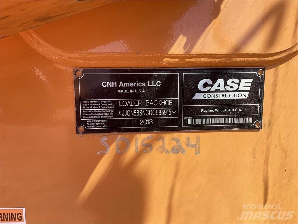 CASE 580 Retroescavadeiras