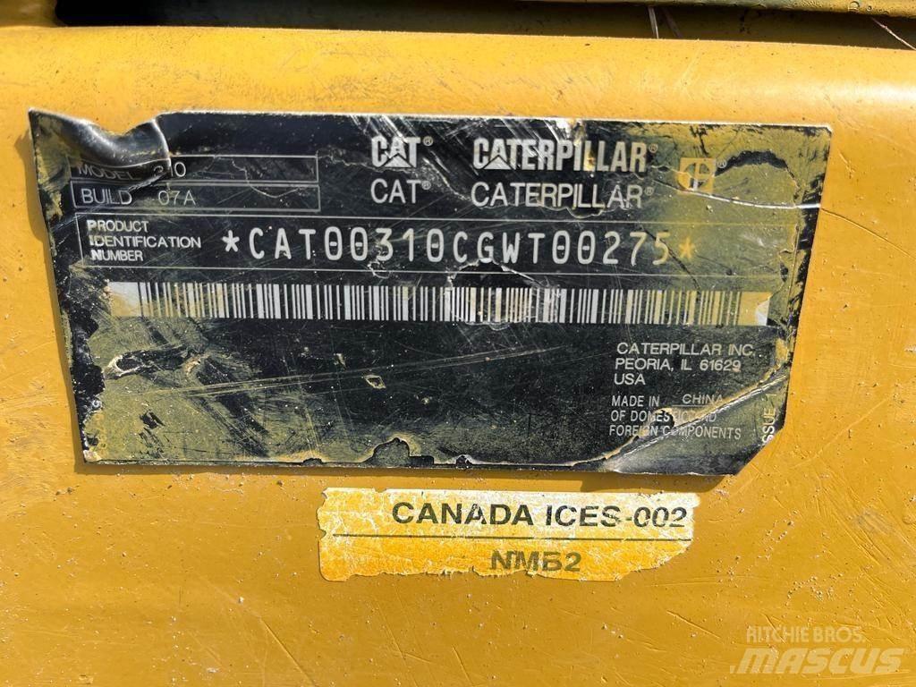 CAT 310 Escavadeiras de esteiras