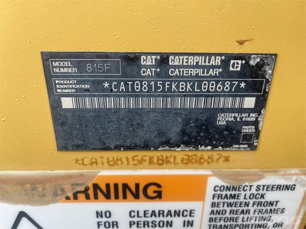 CAT 815F Compactadoras de lixo