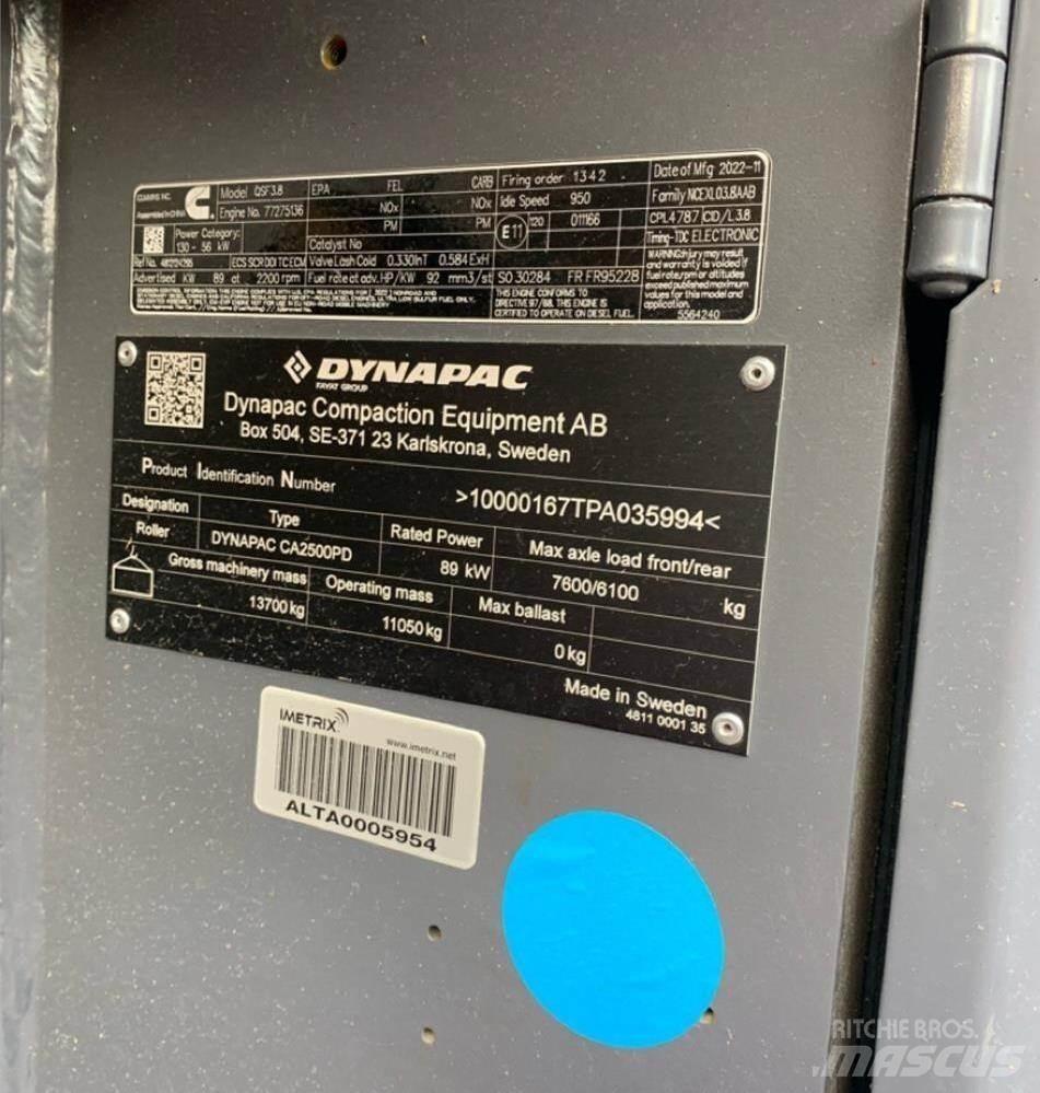 Dynapac CA2500PD Compactadoras de lixo