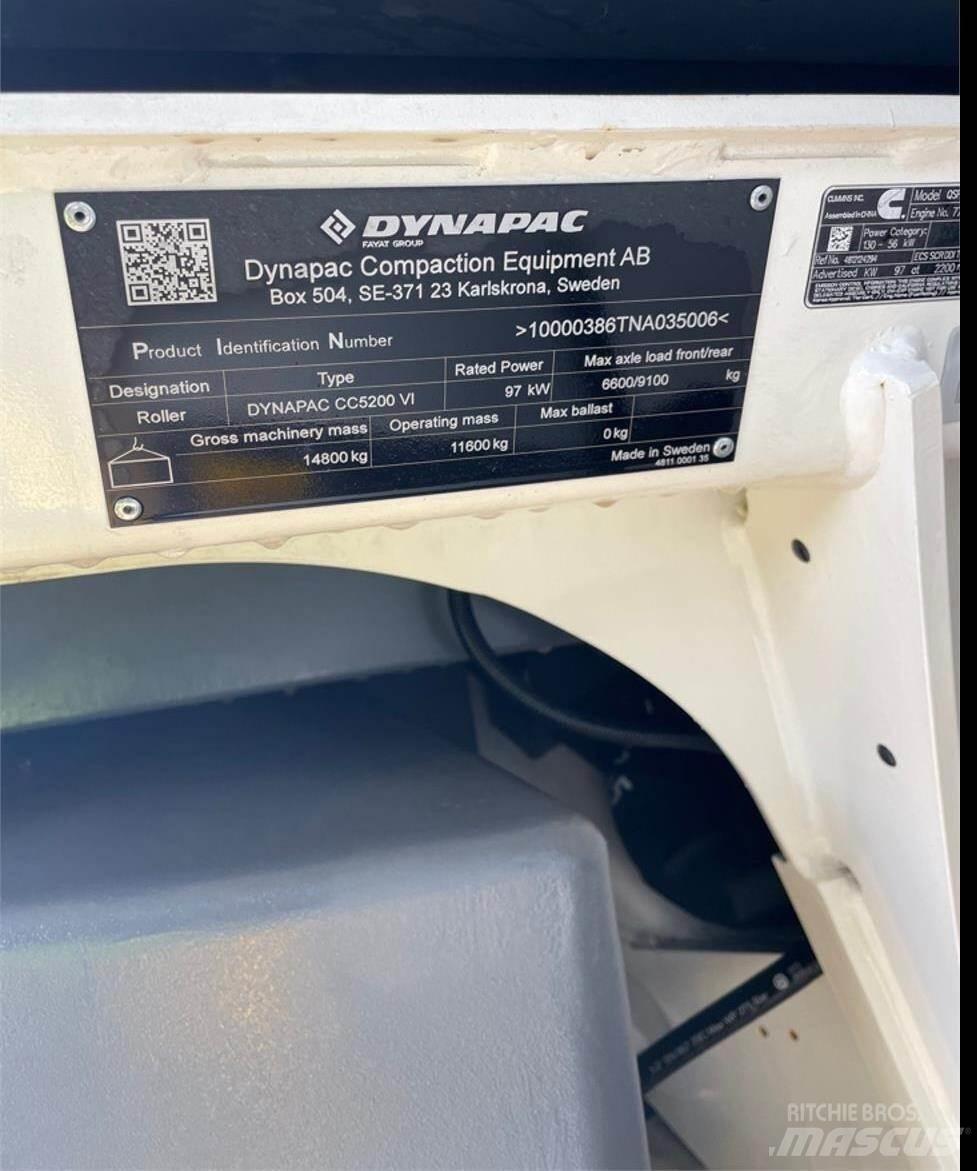 Dynapac CC5200 VI Cilindros Compactadores tandem