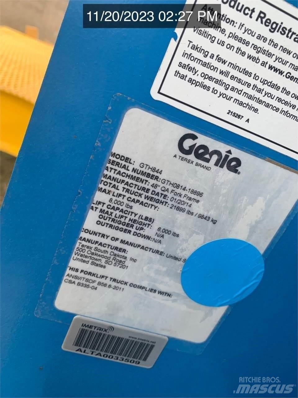 Genie GTH844 Manipulador telescópico