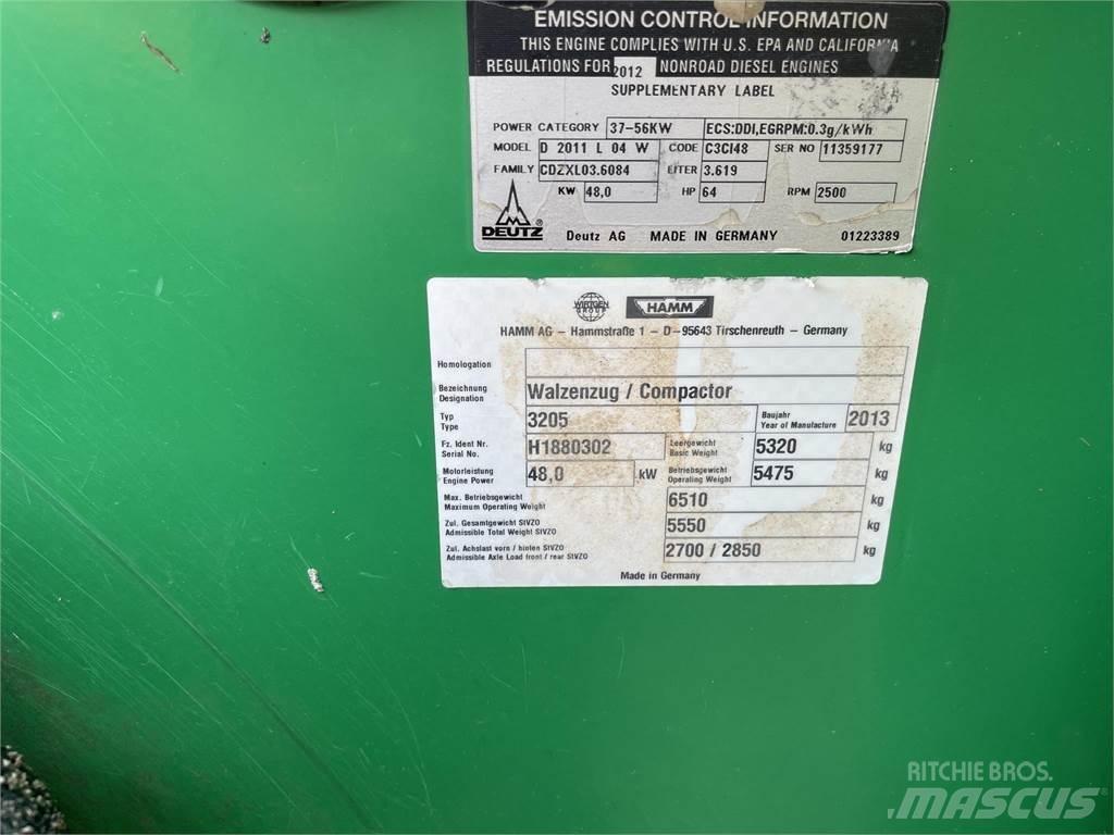 Hamm 3205 Cilindros Compactadores tandem