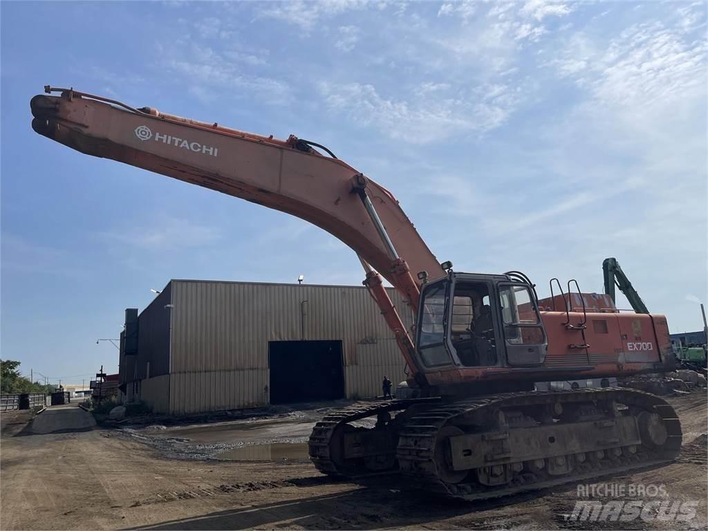 Hitachi EX700 Escavadeiras de esteiras