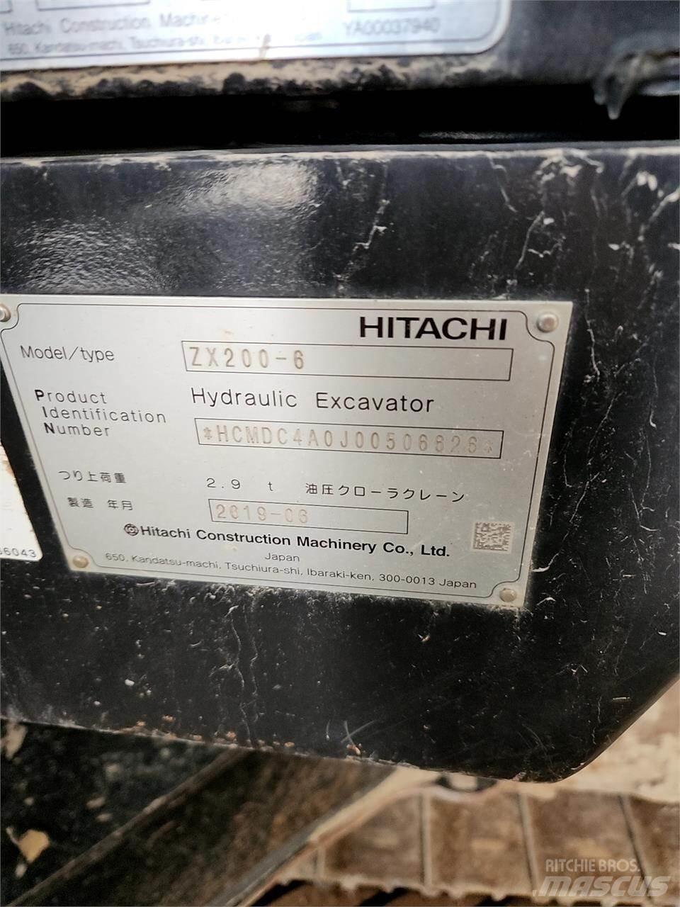 Hitachi ZX200-6 Escavadeiras de esteiras