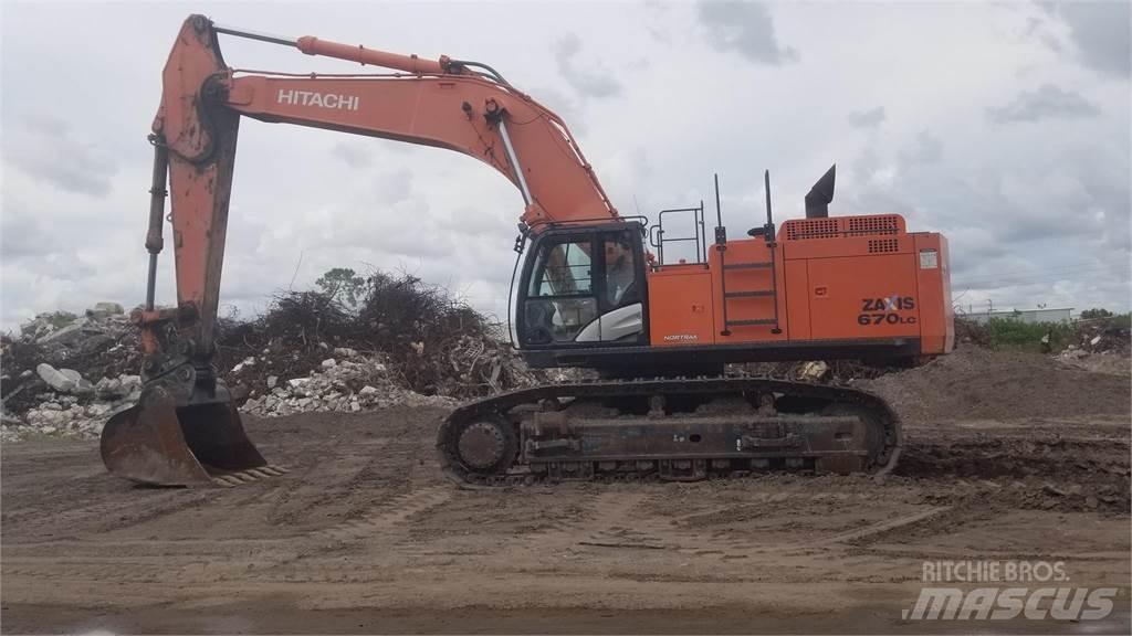 Hitachi ZX670 LC-5B Escavadeiras de esteiras