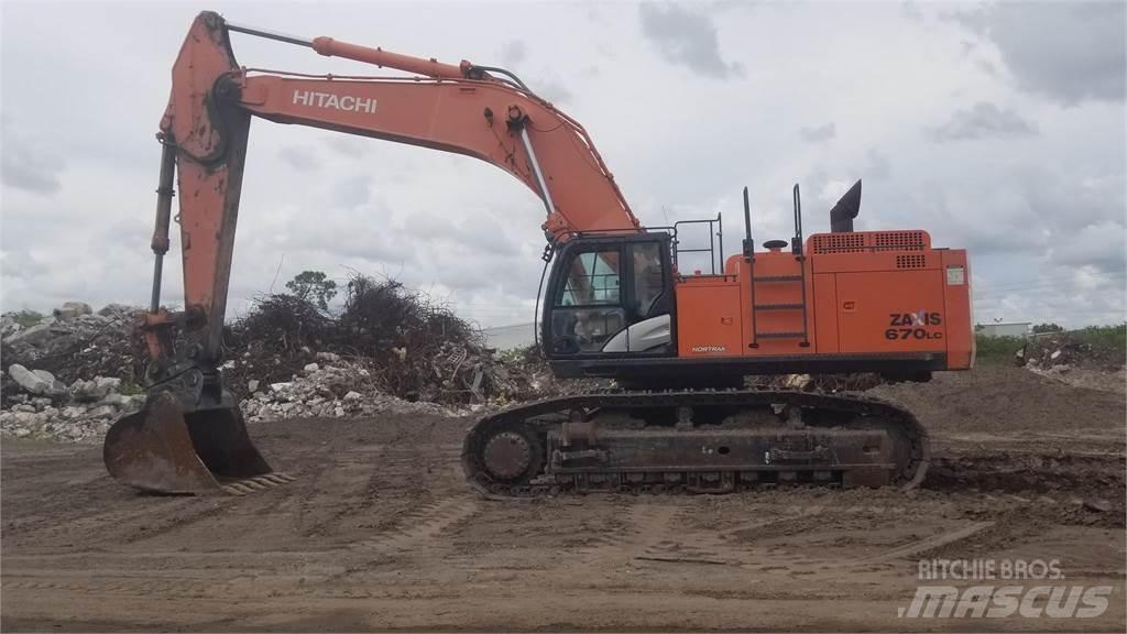 Hitachi ZX670 LC-5B Escavadeiras de esteiras