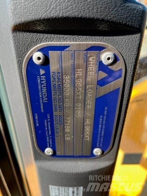 Hyundai HL965XT Carregadeiras de rodas