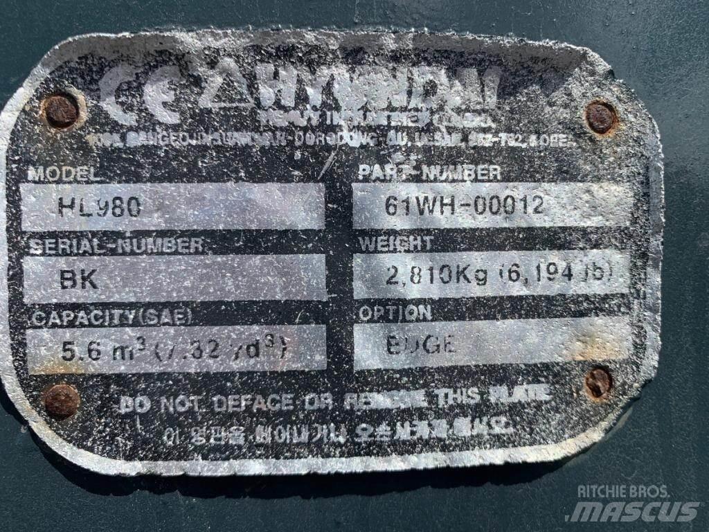 Hyundai HL980 Carregadeiras de rodas