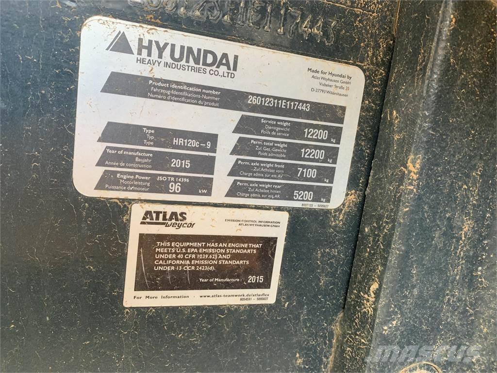 Hyundai HR120C-9 Cilindros Compactadores tandem