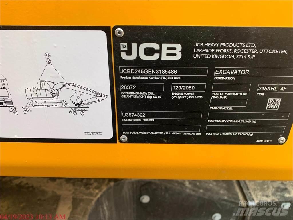 JCB 245XR Escavadeiras de esteiras