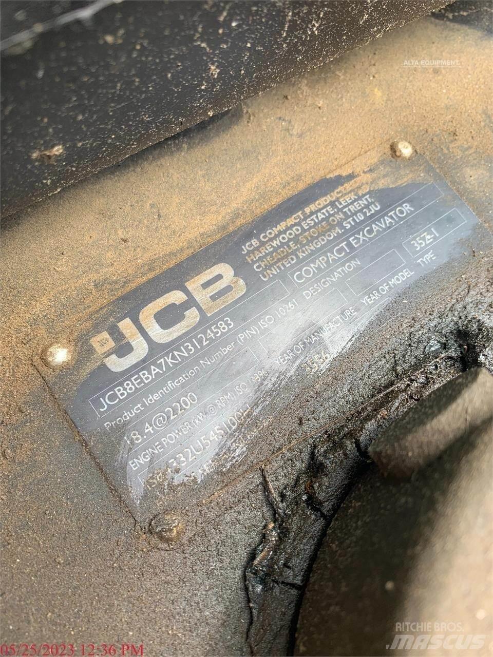 JCB 35Z-1 Miniescavadeiras