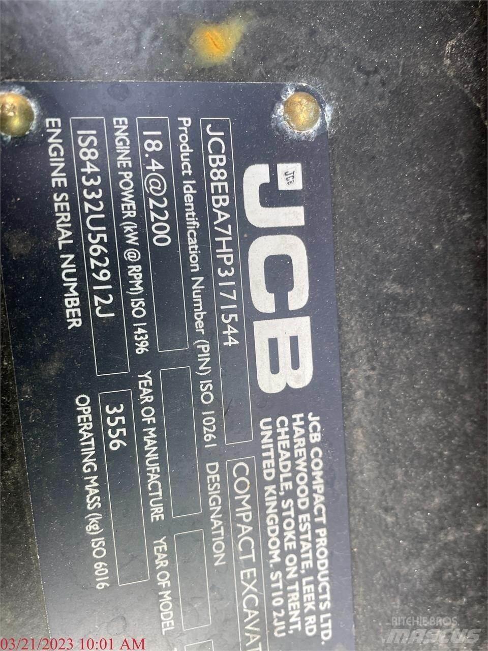 JCB 35Z-1 Miniescavadeiras