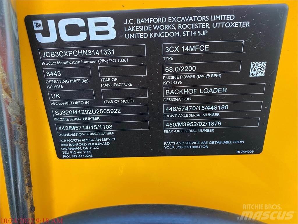 JCB 3CX14 Retroescavadeiras