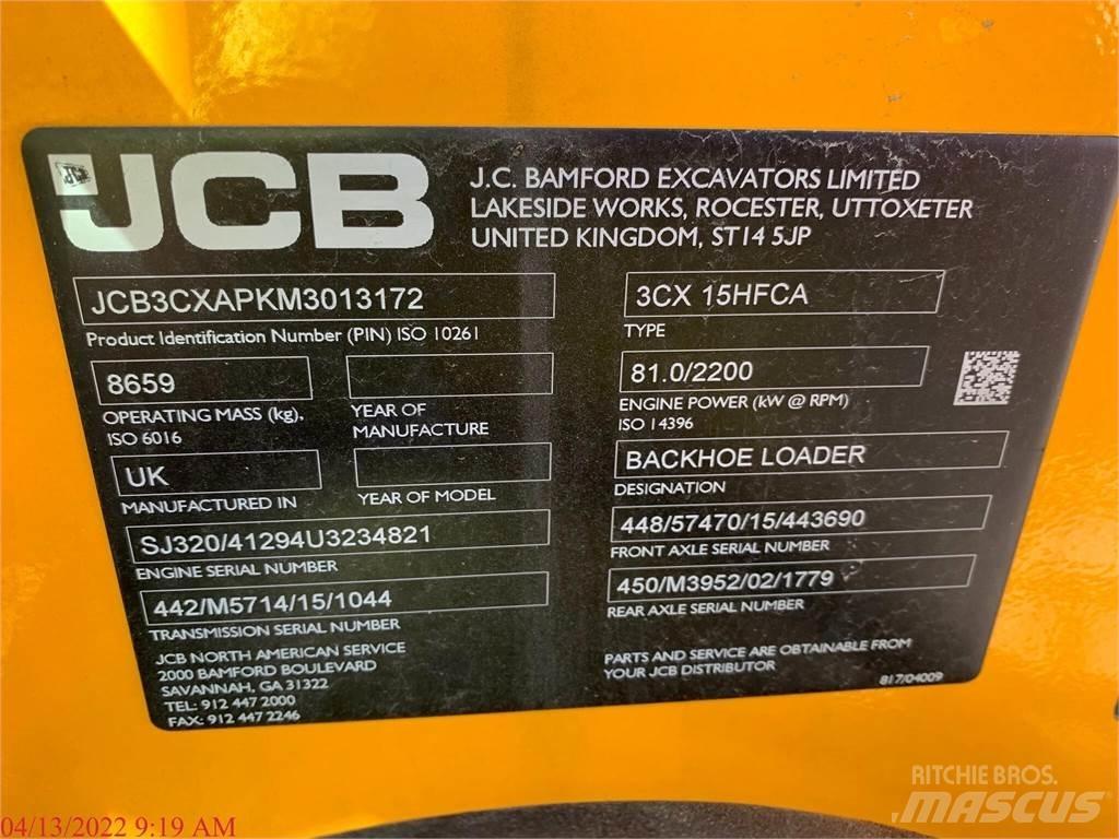 JCB 3CX15 SUPER Retroescavadeiras
