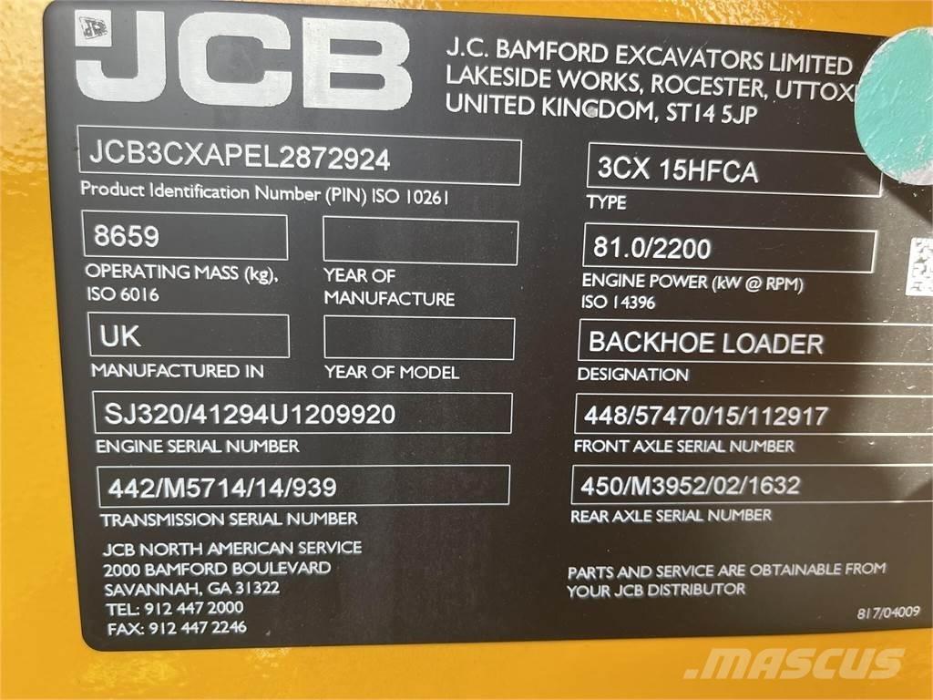 JCB 3CX15 SUPER Retroescavadeiras
