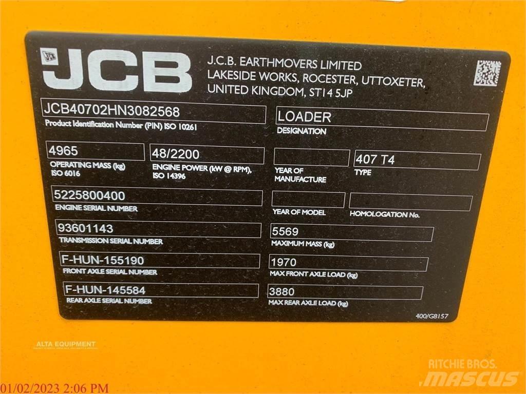 JCB 407B Carregadeiras de rodas