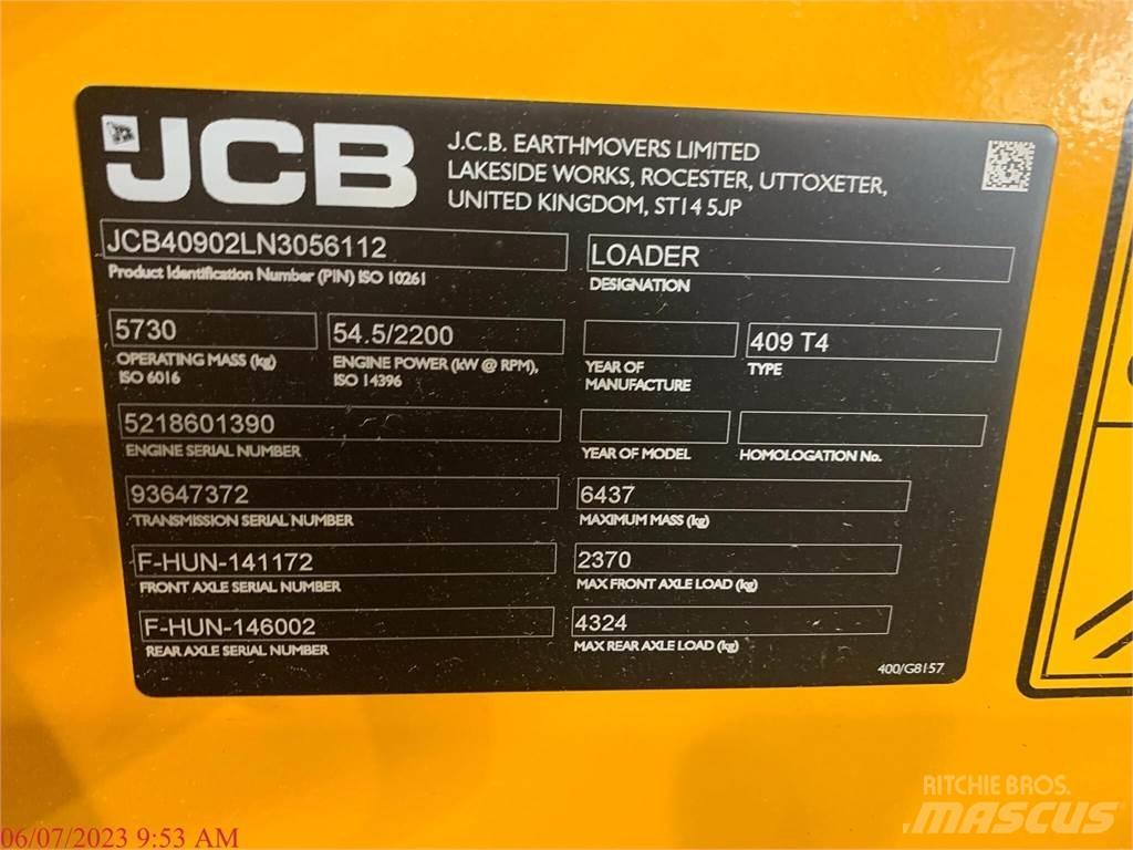 JCB 409 Carregadeiras de rodas