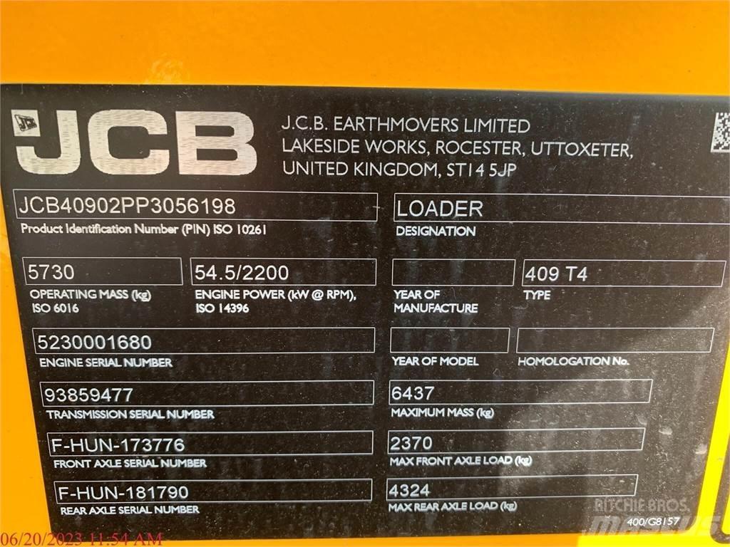 JCB 409 Carregadeiras de rodas