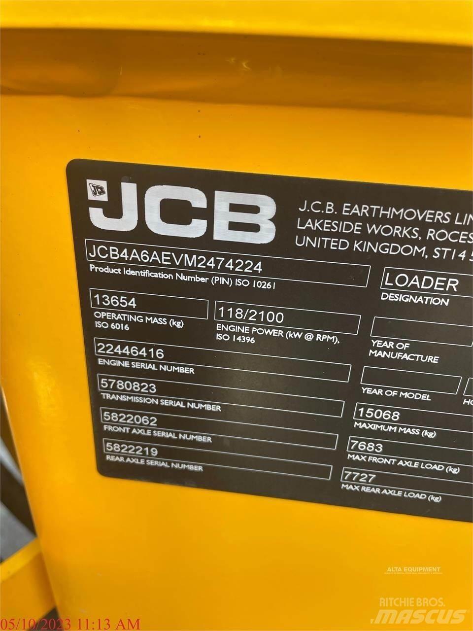JCB 427ZX Carregadeiras de rodas