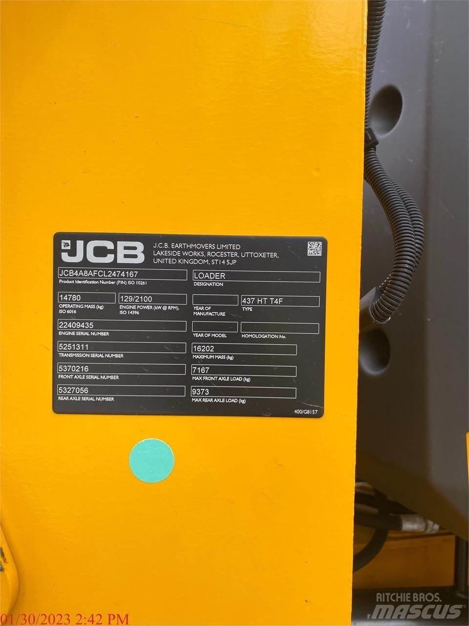 JCB 437HT Carregadeiras de rodas
