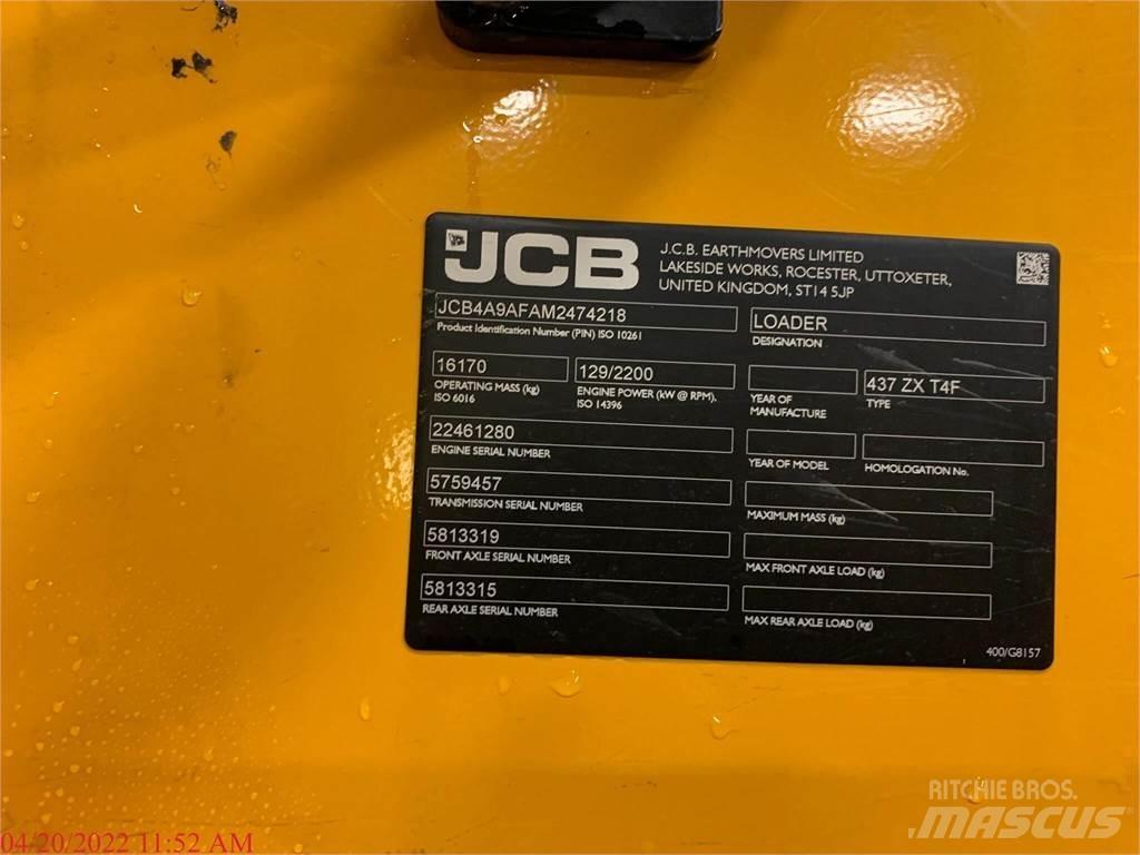 JCB 437ZX Carregadeiras de rodas