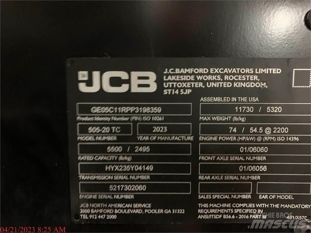 JCB 505-20TC Manipulador telescópico