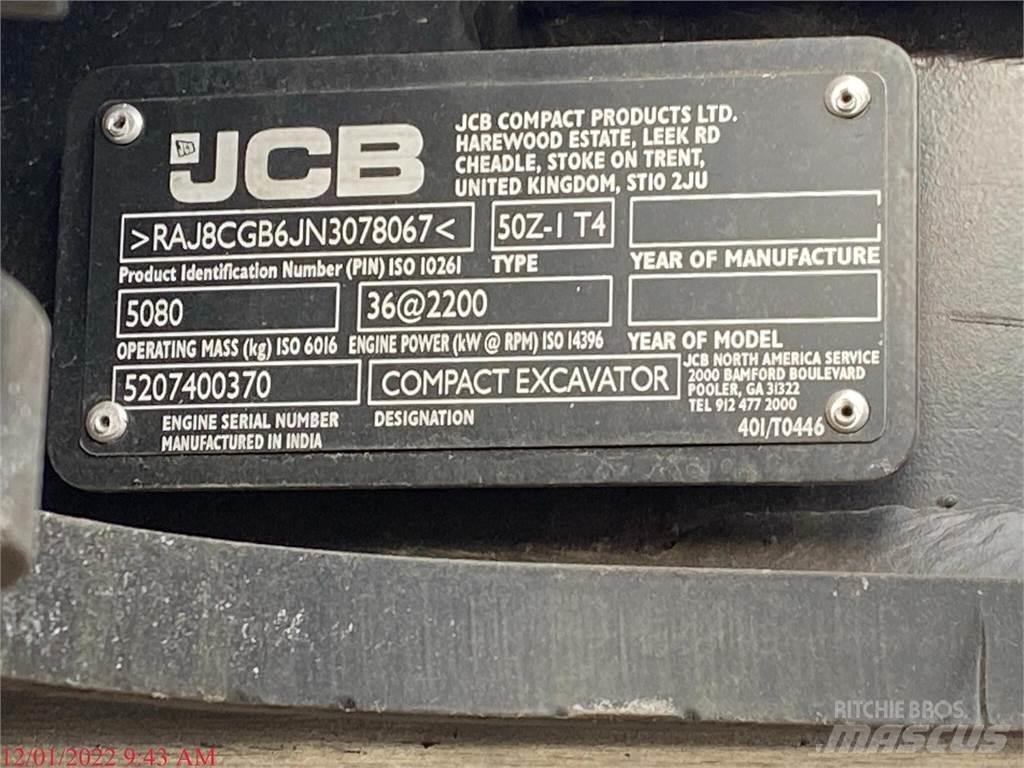 JCB 50Z-1 Miniescavadeiras