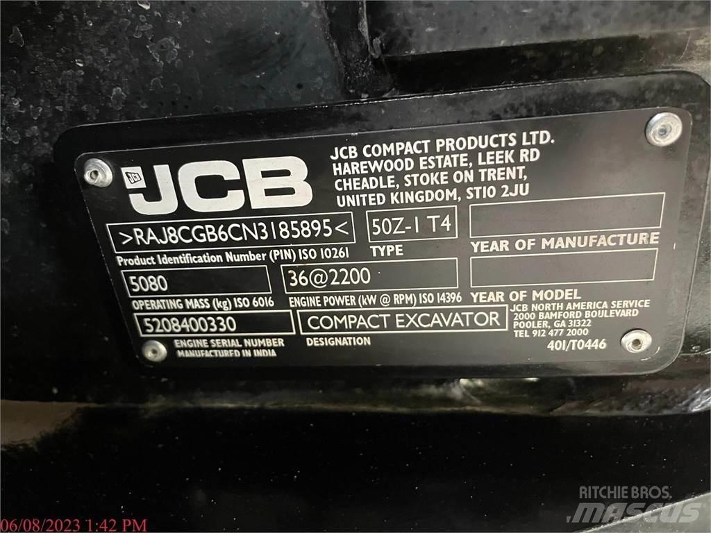 JCB 50Z-1 Miniescavadeiras