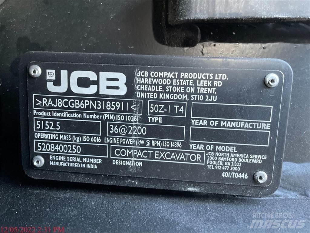JCB 50Z-1 Miniescavadeiras